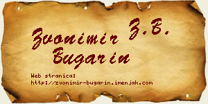 Zvonimir Bugarin vizit kartica